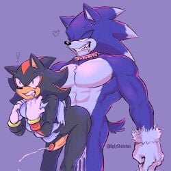 alpha_male anal anthro balls biped black_hair black_hair_bottom blue_hair blue_hair_on_black_hair blue_hair_top bodily_fluids carrying_another carrying_partner cocky cocky_smile collar cum cum_in_ass cum_inside domination drooling duo eulipotyphlan exclamation_point furry gay genital_fluids genitals heart hi_res light_hair_on_dark_hair living_sex_toy male male/male male_only mammal muscular muscular_male penis saliva sega shadow_the_hedgehog size_difference sonic_(series) sonic_the_hedgehog sonic_the_hedgehog_(series) sonic_the_werehog sonic_unleashed spiked_collar spikes tears uglyskeleton were wereeulipotyphlan werehog yaoi