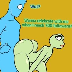 amphibian amphibian_humanoid animal_humanoid animated anthro ass big_butt big_muscles blue_body blue_hair blue_skin duo faceless femboy femboy_focus femboysub feminine feminine_body feminine_male feminine_pose flirting freckles freckles_on_butt freckles_on_thighs frog frog_humanoid girly green_body green_skin hair hi_res hidrobandis huge_butt huge_eyes humanoid hybrid lips lipstick looking_at_another looking_at_partner looking_back looking_confused looking_pleasured looking_up makeup male male/male muscular no_pupils noseless nude papriko paps_(papriko) slime slime_boy slime_hair tagme teasing text thick_lips thick_thighs white_eyes wide_hips