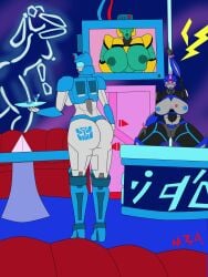 3girls alien alien_girl alien_humanoid arcee arcee_(prime) bad_art bimbo bimbo_robot_girl chromia elita_one female female_only maximus34 multiple_girls robot robot_girl robot_humanoid strip_club stripper stripper_pole transformers transformers_animated transformers_prime waitress