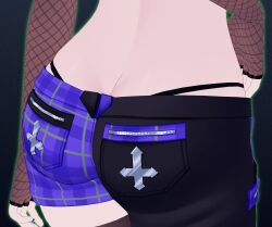 3d artist_request ass ass_focus close-up female female_only froot saints_row saints_row_the_third short_shorts shorts solo solo_female thong virtual_youtuber vshojo vtuber