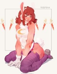 1girls bunny bunny_costume bunny_ears bunny_girl bunny_tail bunnysuit female female_focus female_only leotard medium_breasts middfoxx miruko_(cosplay) my_hero_academia ochako_uraraka rumi_usagiyama_(cosplay) rumi_usagiyama_(hero_outfit) solo solo_female squatting thick_thighs thighhighs tight_clothing uraraka_ochako usagiyama_rumi_(cosplay) usagiyama_rumi_(hero_outfit) wide_hips