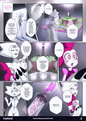 comic harkart page_8 spinel_(steven_universe) steven_universe white_diamond_(steven_universe)