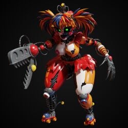 3d 3d_(artwork) baby_(fnafsl) circus_baby circus_baby_(fnaf) cosmic_trance electrotoyy five_nights_at_freddy's five_nights_at_freddy's:_sister_location fnaf freddy_fazbear's_pizzeria_simulator scottgames scrap_baby scrap_baby_(cosmic_trance) scrap_baby_(fnaf) sister_location solo solo_female tagme