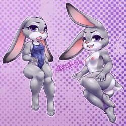 2023 4_toes 5_fingers absurd_res anthro anus areola ass blasticussaturn breasts claws clothed clothing digital_media_(artwork) disney eyebrows eyelashes feet female fingers frown fur genitals grey_body grey_fur hand_on_leg hand_on_thigh hi_res judy_hopps lagomorph leporid looking_at_viewer mammal mostly_nude multicolored_body multicolored_fur navel_outline nipple_outline nipples open_frown open_mouth open_smile panties panties_around_legs panties_down partially_clothed pink_anus pink_areola pink_nipples pink_nose pink_pussy pink_tongue presenting purple_apron purple_clothing purple_eyes purple_panties purple_underwear pussy rabbit signature simple_background smile solo tail teeth toe_claws toes tongue two_tone_body two_tone_fur underwear underwear_down watermark white_body white_fur zootopia