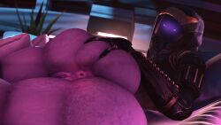 3d ass_grab ass_spread asshole mass_effect quarian rafiler sfm solo solo_female tali'zorah_nar_rayya