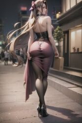 aerith gainsborough from final fantasy by dibujando365