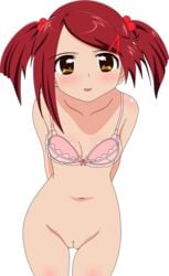 blush bra female kissxsis nopan pussy suminoe_ako uncensored vagina vector