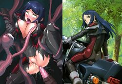 36shiri ahe_gao anal black_hair blood censored clothing cum erect_nipples gloves green_eyes kuga_natsuki medium_breasts motorcycle my-hime nipple_tweak open_clothes open_mouth open_shirt oppai pussy_juice rape saliva sex shirt sweat tear tentacle tongue torn_clothes vaginal_penetration