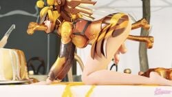 3d anal animated cum flaccid_penis full-package_futanari futanari honey_bee honey_bee_mercy kaepora_(artist) mercy overwatch penis precum self_upload sex skin solo sucking vaginal_penetration