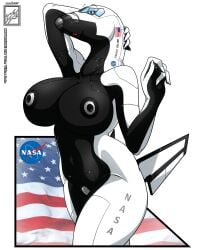 2012 41:51 absurd_res aeromorph aircraft airplane alpha_channel alternate_species anthro big_breasts black_nipples blue_eyes breasts curvy_figure digital_media_(artwork) female hand_behind_head hi_res humanoid humanoidized lips living_aircraft living_machine living_vehicle looking_at_viewer machine nasa navel nipples nude pose shuttle simple_background solo space_shuttle spacecraft standing stars_and_stripes sts tongue transparent_background united_states_of_america vehicle voluptuous walter_sache wide_hips