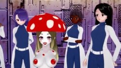 3d animated body_modification corruption female fungi fungi_humanoid fungi_transformation fungus hair_color_change huge_ass huge_breasts identity_death mp4 mushroom mushroom_girl mushroom_humanoid nipples no_sound skin_color_change tagme transformation video wfay42