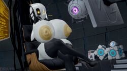 1girls 3d ass big_breasts breasts dra111_(artist) dragon316 female glados glados_(humanoid) high_heels huge_breasts large_breasts portal_(series) portal_2 puffy_nipples pussy robot robot_girl solo solo_female thick_thighs