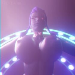 1girls 3d animated big_breasts bimbofication black_sclera blue_hair body_modification bouncing_breasts breasts brigitte collar collar_ring corrupted corruption glowing_eyes glowing_tattoo gold_earrings hoop_earrings huge_breasts looping_animation nipples no_sound overwatch pov prostitution purple_skin riding shorter_than_one_minute slut slut_collar strip_club succumbic video widowmaker_(cosplay)