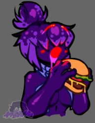 amazeing666 breasts cheeseburger mel_(amazeing666) oc tagme tar_creature