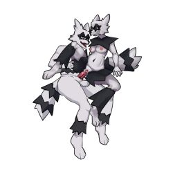 absurd_res anthro beth_(weldbro59) bodily_fluids breasts cousin_and_cousin cousin_penetrating_cousin cum cum_drip cum_in_pussy cum_inside dripping duo emerycallahan feet female galarian_form galarian_zigzagoon genital_fluids hi_res incest larger_male male male/female nintendo pokemon pokemon_(species) red_(weldbro59) regional_form_(pokemon) size_difference smaller_female