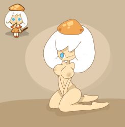 1girls blue_eyes breasts completely_nude completely_nude_female cookie_run cookie_run_kingdom cookie_run_ovenbreak cream_puff_cookie female female_only full_body long_hair naked naked_female nude nude_female solo solo_female tagme white_hair