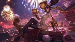 ai_generated cavic0m female female_focus female_only firecracker_vayne league_of_legends lunar_new_year lunar_new_year_series lunar_revel_series tagme vayne