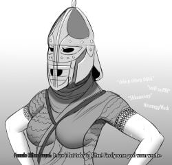 dibujito guard helmet sketch skyrim skyrim_guard text the_elder_scrolls