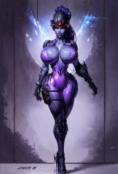 1girls activision ai_generated amelie_lacroix ass assassin athletic athletic_female big_ass big_breasts bimbo blizzard_entertainment blue-skinned_female blue_body blue_skin breasts busty caphalorthrow curvaceous curves curvy curvy_figure eyebrows eyelashes eyes female female_only fit fit_female hair hips hourglass_figure huge_breasts human large_breasts legs light-skinned_female light_skin lips mature mature_female overwatch overwatch_2 purple-skinned_female purple_body purple_hair purple_skin solo stable_diffusion thick thick_legs thick_thighs thighs video_game_character video_games voluptuous wide_hips widowmaker