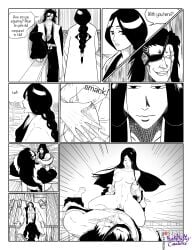 ass_slap bleach comic cowgirl_position forced kenpachi_zaraki unohana_retsu zaraki_kenpachi