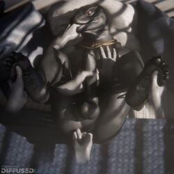 3d 3d_(artwork) anal_sex animated anthro ass balls bed big_penis bonehead_(fortnite) diffusedlizard erection faceless_male feet feet_up fingering fingers fortnite gay gay_sex group_sex handjob holding_feet humanoid inside jerkingoff legs_up looking_pleasured male male/male male_focus male_only multiple_boys muscular muscular_male on_bed penetration penis red_eyes sex soles sound sound_effects spread_legs tagme thunder_(fortnite) toes video yaoi