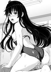 anal_beads before_sex black_hair blush breasts_out buttplug cowgirl_position cum cum_in_pussy dildo garter_belt horsecock inanaki_shiki lingerie long_hair looking_at_viewer moaning my_teen_romantic_comedy_snafu nipples one-piece_swimsuit penetration reverse_cowgirl_position ribbon sex sex_toy sex_toys sitting steam swimsuit topwear vibrator yukinoshita_yukino