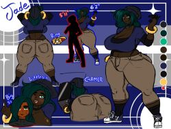 ass character_sheet dark-skinned_female dark_skin gokusenpai jade_(gokusenpai) jasmine_(gokusenpai) sisters venus_body