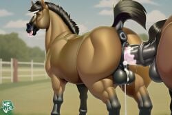 ai_generated equine equine_penis equine_pussy feral horsecock novalai tagme up_close