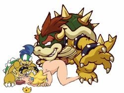 1girls animated anthro_on_human anthro_penetrating bowser cuckold_rape double_penetration fellatio female forced_oral human human_on_anthro human_penetrated humanoid ivan_aedler koopa koopaling koopalings larry_koopa male mario mario_(series) nintendo oral orgy peach's_untold_tale playshapes princess_peach rape spitroast straight technical_incest threesome two_on_one