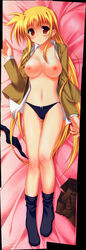 dakimakura fate_testarossa fixme kouzuki_hajime magic_shinsengumi mahou_shoujo_lyrical_nanoha mahou_shoujo_lyrical_nanoha_strikers oppai