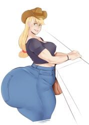 1girls applejack_(mlp) ass ass_bigger_than_head ass_expansion ass_focus big_ass big_butt blonde blonde_hair blonde_hair_female bottom_heavy bubble_ass bubble_butt butt butt_bigger_than_head butt_focus clothed clothed_female clothing cowboy_hat dat_ass deedee89 denim_clothing denim_jeans ear_piercing edit edited expansion fat_ass female female_only freckled_skin freckles freckles_on_body freckles_on_chest freckles_on_face giant_ass giant_butt gigantic_ass gigantic_butt green_eyes hasbro huge_ass huge_butt jeans large_ass large_butt my_little_pony my_little_pony_friendship_is_magic round_ass smooth_skin solo solo_female sunnysundown third-party_edit woman