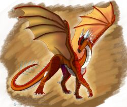 dragon feral furry genitals icy-marth knot male penis solo wings_of_fire