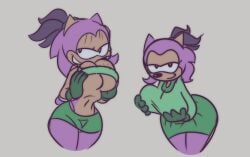 sketch sonic_(series) super_sonic_sisters tagme thehoraco