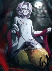 ass_grab cock_ring demon_boy demon_slayer kimetsu_no_yaiba rui_(kimetsu_no_yaiba) tagme zenitsu_agatsuma