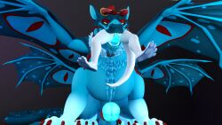 3d_(artwork) absurd_res balls collar digital_media_(artwork) dragon felkin flare_(disambiguation) genitals haloren hi_res horn knot oral oral_vore paws penetration penis sequence sera_(disambiguation) tongue vaginal_penetration vaginal_penetration vore wings zairiza