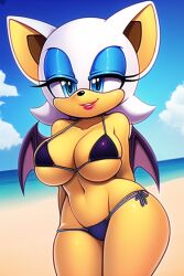rouge the bat from sega by noncomposmentis