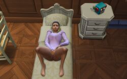 blonde_hair elizabeth_grandbust female fingering grandbust_family m_dunn masturbation the_sims_4