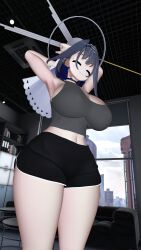 3d big_breasts female hololive hololive_english hololive_english_-council- hololive_english_-promise- huge_breasts large_breasts light-skinned_female light_skin ouro_kronii pale-skinned_female pale_skin tagme the3ndergamer thick virtual_youtuber vtuber