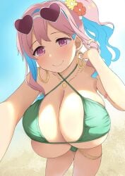 bikini cleavage hozuki_kaede huge_breasts naharyou onii-chan_wa_oshimai! swimsuit