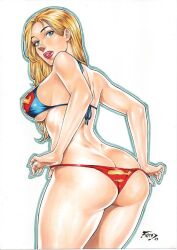 1girls 2023 adorable artist_signature ass big_ass big_breasts big_butt bikini blonde blonde_hair blue_eyes breasts bubble_ass bubble_butt busty butt cowboy_shot curvaceous curvy curvy_figure cute dc dc_comics ed_benes_studio excited fat_ass female_ass female_focus female_only fred_benes hi_res hourglass_figure huge_ass huge_breasts justice_league kara_danvers kara_zor-el kryptonian long_hair looking_at_viewer looking_back looking_pleasured pawg seductive seductive_look sensual solo_focus supergirl thick thick_ass thick_thighs two_piece_swimsuit undressing wide_hips