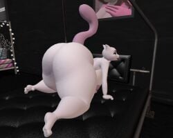 big_ass big_breasts breasts bubble_butt female female_mewtwo ferialexonar huge_ass mewtwo pokemon pokemon_(species)