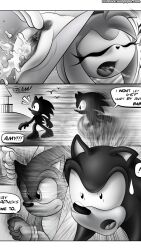 amy_rose comic comic_page pussy sonic_(series) sonic_the_hedgehog squirting tcprod