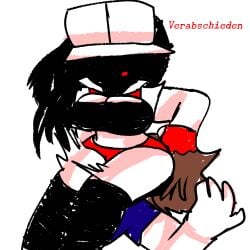 1boy1girl big_ass big_breasts black_face black_hair brother brother_and_sister brown_hair clothed clothing creepypasta crush crushing death death_by_facesitting dying face_in_ass facesitting female forced_facesitting friday_night_funkin genderswap_(mtf) german_text gloves hair_grab hand_on_head hypnos_lullaby incest kuuderealt long_hair looking_down male_death mike_(strangled_red) movement_lines nightmare_waifu oh_no!! on_back png red_eyes rule_63 self_upload simple_background simple_coloring simple_shading sister steven_(strangled_red) straight strangled_red suffocation thick_thighs thighhighs tight_clothing waist