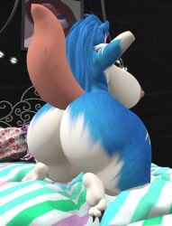 1girls 3d anthro anthro_only big_ass big_breasts breasts bubble_butt female female_only ferialexonar huge_ass pokemon solo thick_thighs wide_hips zacian