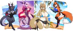 anthro big_ass big_breasts breasts bubble_butt furry huge_ass original_characters teranen