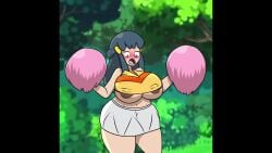 1girls against_fourth_wall animated areola areola_slip areolae areolae_slip ass ass_expansion big_ass big_breasts blue_eyes blue_hair blush blush_lines breast_expansion breasts_bigger_than_head brown_areola brown_areolae brown_fur brown_nipples bunny_ears bunny_tail bunny_teeth butt_expansion cheerleader cheerleader_outfit cheerleader_uniform clothed clothed_female clothing dawn_(pokemon) disclaimer female furry growing_out_of_clothes hair_accessory heart_lewd hip_expansion huge_ass huge_breasts light-skinned_female light_skin light_skinned_female long_hair lopunny music necklace nipple_bulge nipples pink_pom_poms pokémon_(species) pokegirl_as_pokemon pokemon pokemon_(species) pom_poms pussy rabbit_ears rabbit_tail rabbit_teeth ripping_clothing sachasketchy shiny_lopunny shiny_pokémon shiny_pokemon smeargle20 sound sound_effects species_transformation stretch_(sound_effect) tagme tail thigh_expansion transformation video