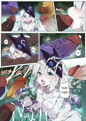 alistar blowjob blush breasts cum_everywhere cum_in_mouth cum_on_body cum_on_face cumshot gangbang kindred lamb_(league_of_legends) league_of_legends male male/female mask mask_only masturbation nasus navel nipples nude oral renekton rengar riot_games sheep sollyz white_body white_fur wolf_(league_of_legends) younger_female