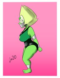 big_breasts bondage breasts cartoon_network je20 peridot_(steven_universe) round_ass round_butt steven_universe tape tape_gag taped_mouth thick_ass thick_thighs