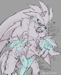 absurd_res anal anthro balls biped blush bound duo eulipotyphlan fucked_up_smosh genitals hi_res male male/male male_only mammal monochrome muscular muscular_male penis psychokinesis sega shadow_the_hedgehog silver_the_hedgehog silver_the_werehog size_difference sonic_(series) sonic_the_hedgehog_(series) stomach_bulge telekinesis were wereeulipotyphlan werehog