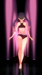 9:16 animated ass_shake barefoot black_panties black_topwear blacked blacked_clothing genshin_impact hip_sway kksallyear koikatsu mona_(genshin_impact) no_sound purple_hair shorter_than_30_seconds tagme twintails vertical_video video walking walking_away